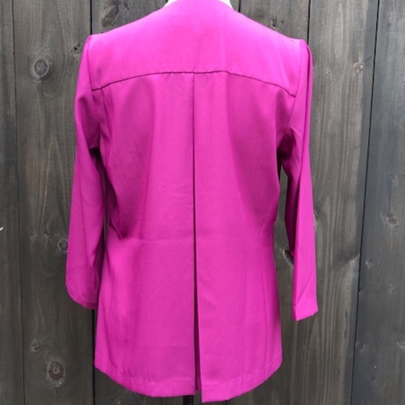G By Giuliana Rancic Zip Front V-Nek 3/4 Sleeve Sz S - Picture 2 of 9